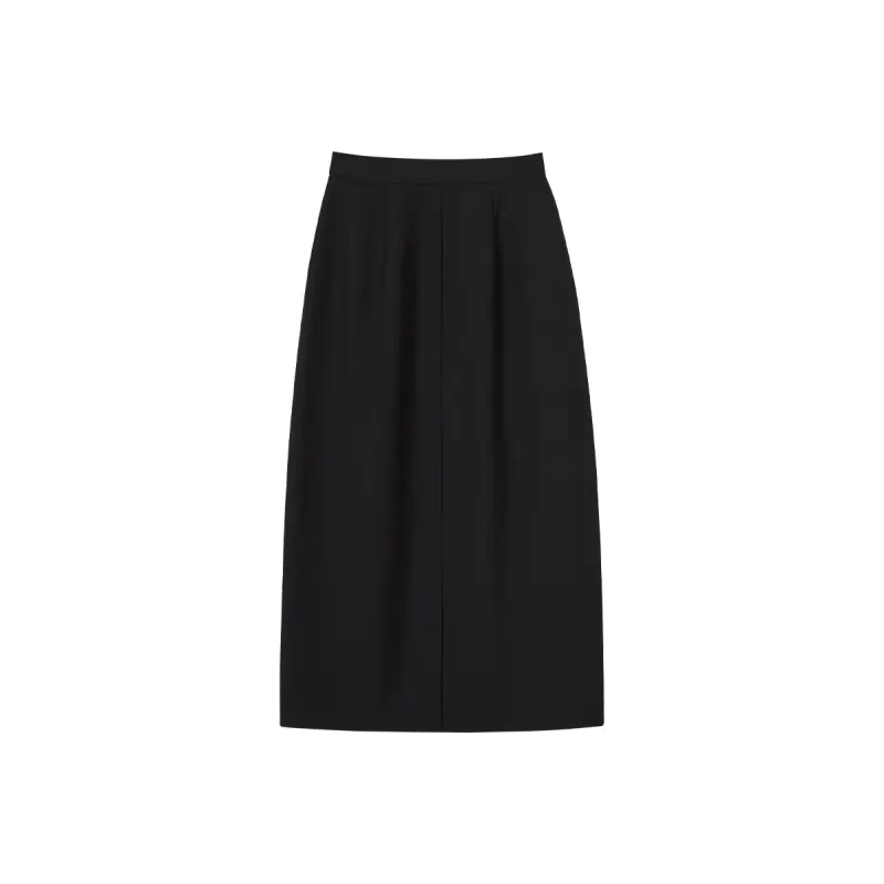 TOUCH Casual Long Skirt Women's Black-1