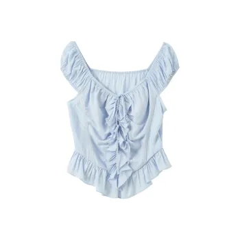 3COLOUR Chiffon Shirt Women's Glacier Blue
