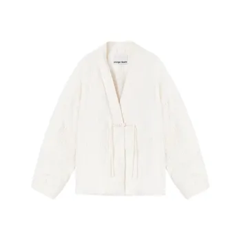 Orange Desire Down Jacket Women's Mist White