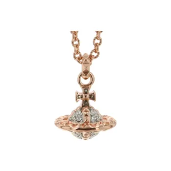 Vivienne Westwood Brass Necklaces Unisex Pink Gold
