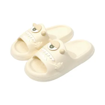 Foot Recreation Indoor Slippers With A Squashy And Bouncy Feel, Platform Design, Slip Resistant, Quiet For Bathroom Use