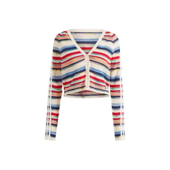 Adidas Originals Kseniaschnaider Knitted Cardigan Knitwear Women's Multicolor