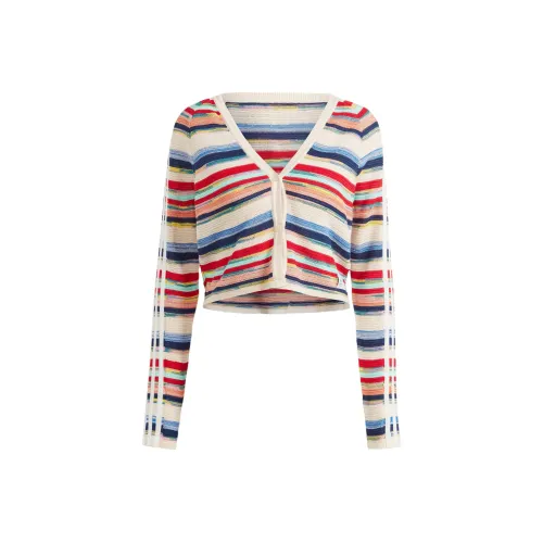 Adidas Originals Kseniaschnaider Knitted Cardigan Knitwear Women's Multicolor