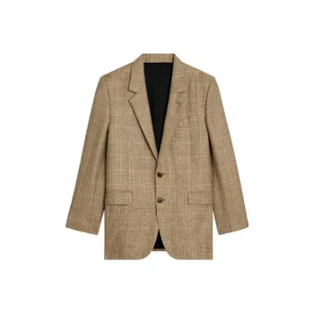 CELINE Jude Jacket 'Camel/Gris/Marron'