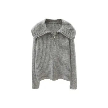 Cypress House Knitwear Women's Light Gray