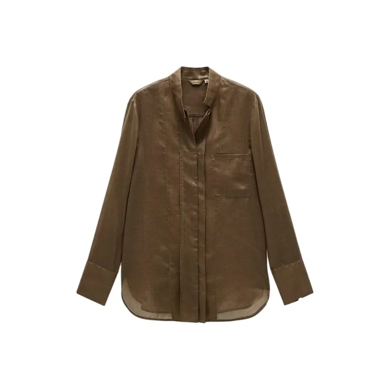 INSUN Shirts Women's Camel-0
