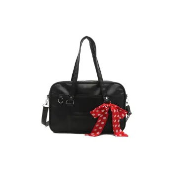 ResNonverba PU Shoulder Bag, Crossbody Bag, Handbag Regular Women's Black