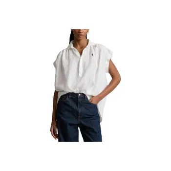 Polo Ralph Lauren Polo Pony Linen Blouse