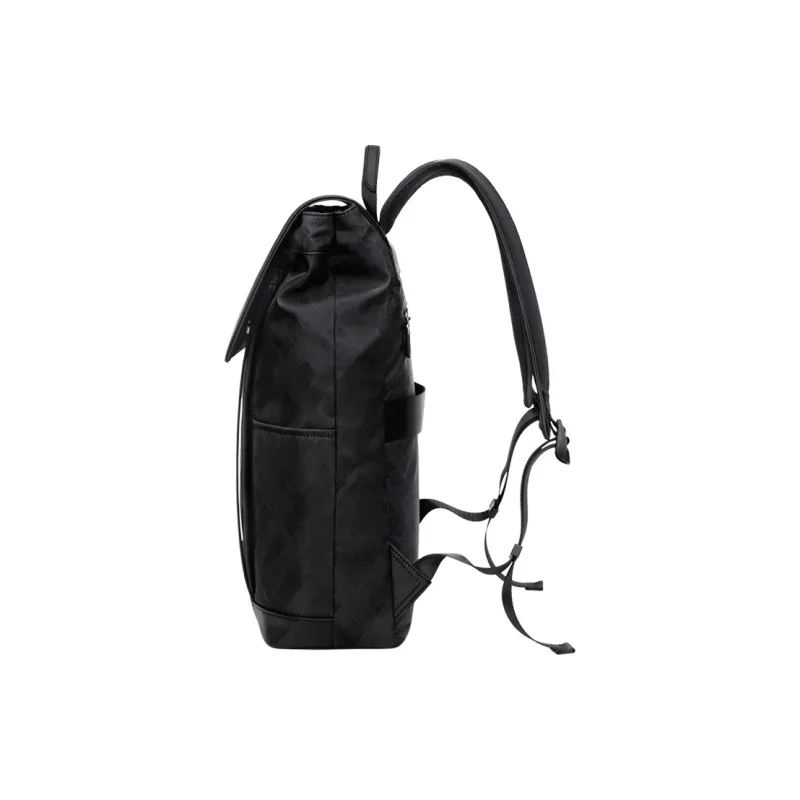 POLO Fabric, Synthetic Leather Backpack Tubas Men's Black-2
