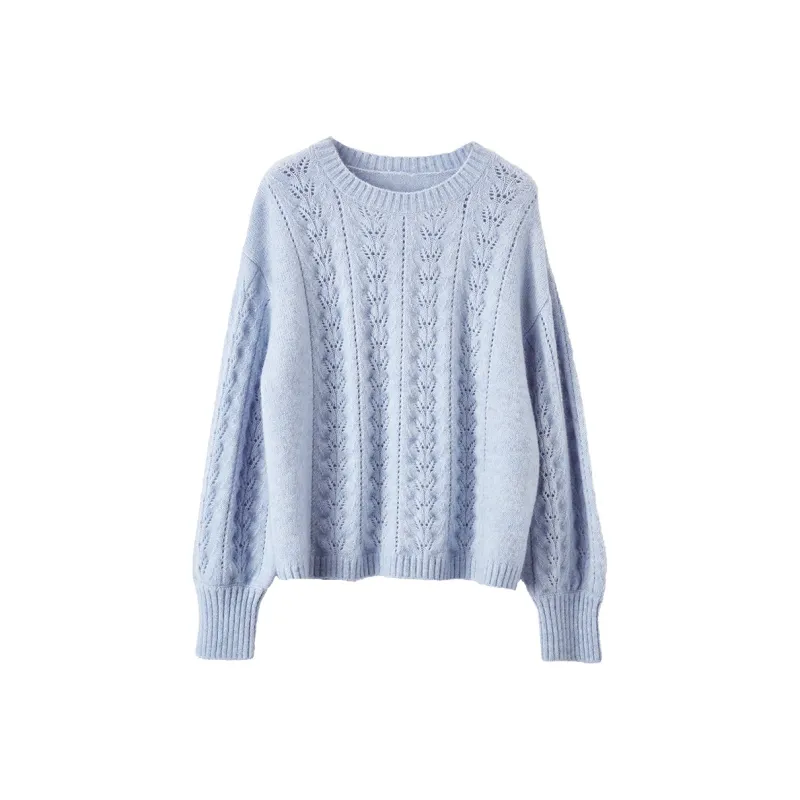 XIANGYING Knitwear Women's Blue-0