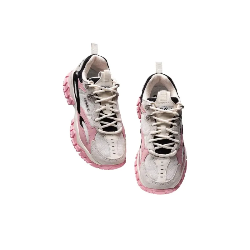 FILA Ray Tracer Tr 2 Cushioning, Slip Resistant, And Abrasion Resistant Low Top Casual Shoes Women's White-4