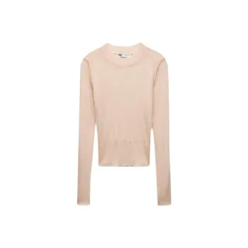 And Wander X ZARA And Wander Collaboration Knitwear Women's Light Pink