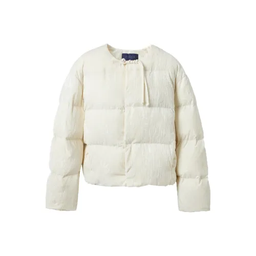 3COLOUR Down Jacket Women's Ecru