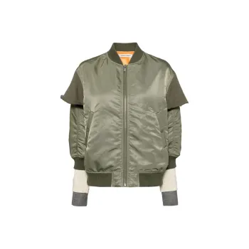 UNDERCOVER Layered Zip-up Bomber Jacket