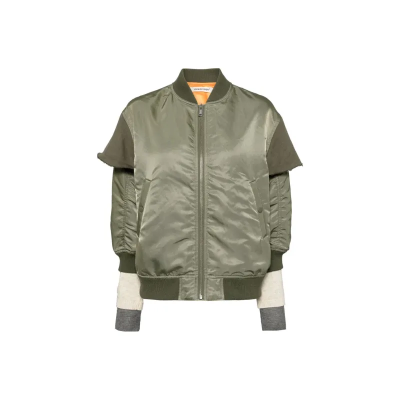 UNDERCOVER Layered Zip-up Bomber Jacket-0