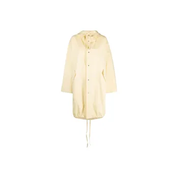 JIL SANDER Logo Printed Hooded Parka