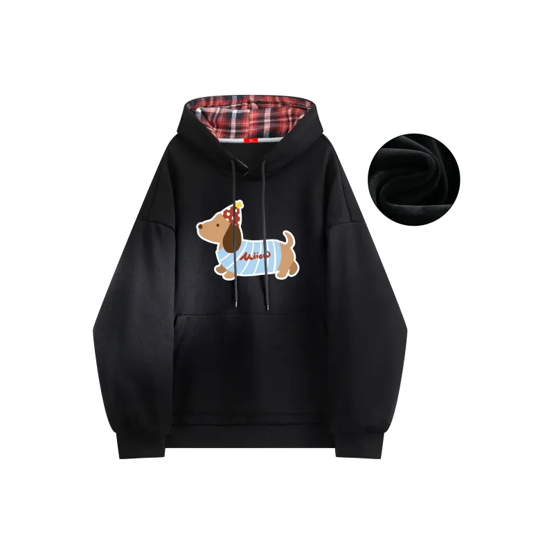 MIIOW Trend Party Series Sweatshirt Unisex Black-9