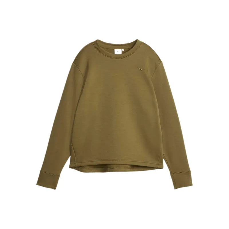 PUMA Sweatshirt Women's Olive Green-0