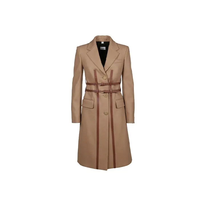Burberry Coats Women's Brown-0