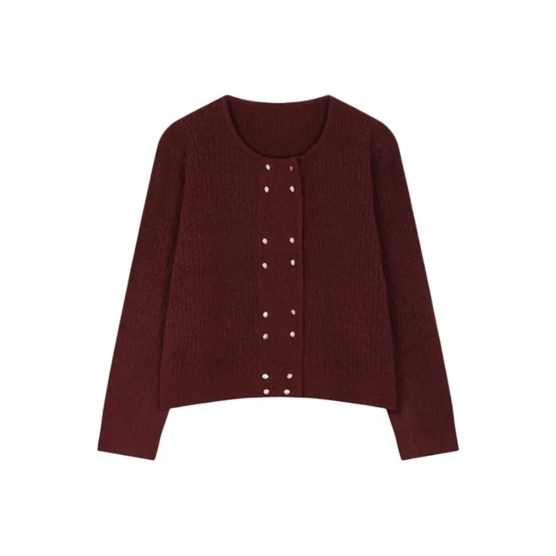XWI Knitwear Women's Burgundy-0