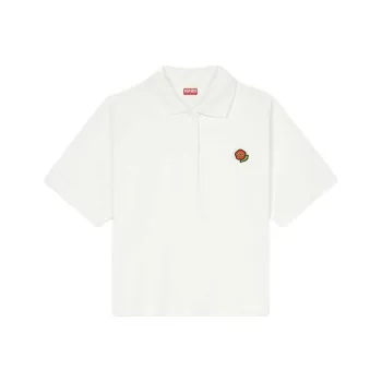 KENZO SS25 Polo Shirt Women's Ecru