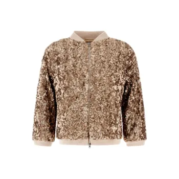 HERNO Sequin-embellished Bomber Jacket