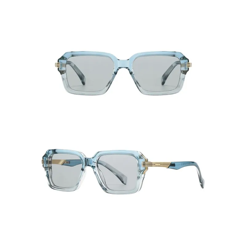 JEANSWEST Metal Square Sunglasses Unisex-1