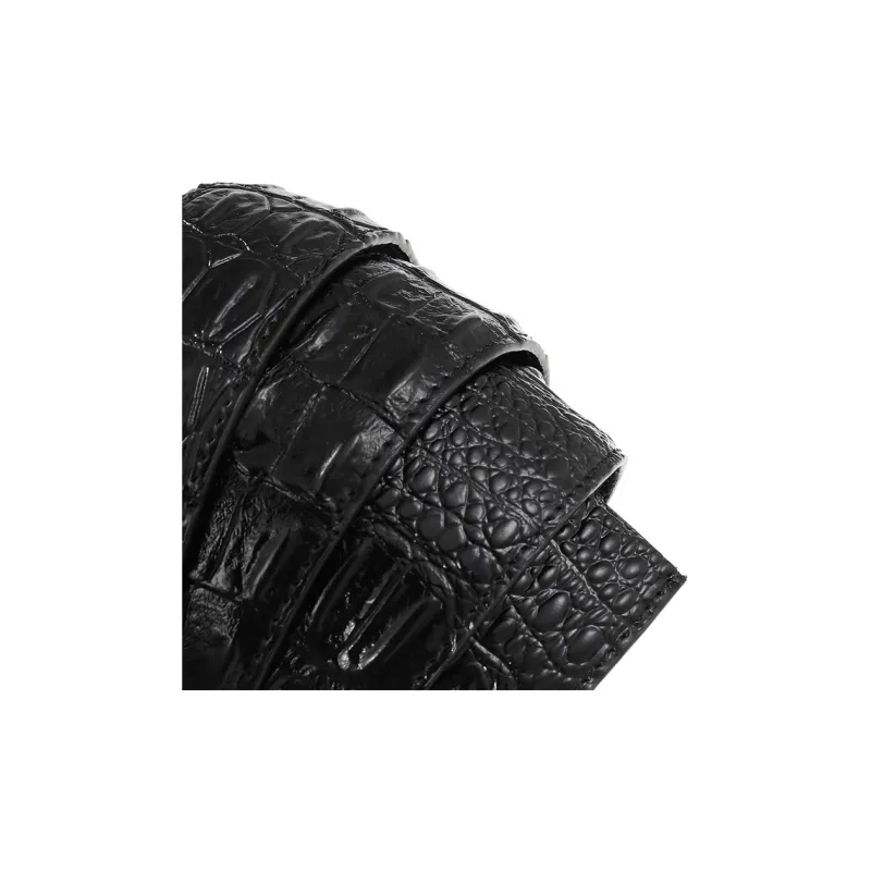 Yalu Cow Split Leather Belts Unisex Width 3.5CM-1