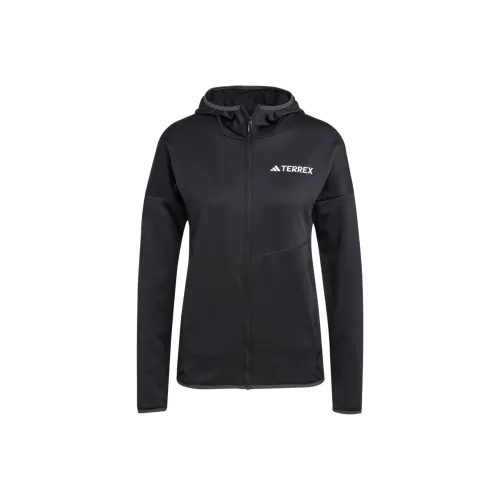 Adidas Free Shipping With AdiClub Terrex Xperior Climawarm Light Fleece Hooded Jacket