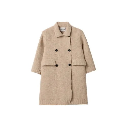 MIU MIU FW24 stepping & Coats Women's Sandy Beige