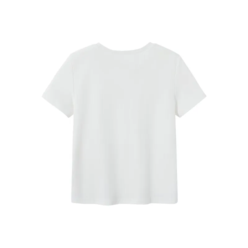 Fish Rabbits Regular T Shirt Women's White-1