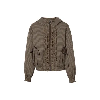 LA CRAWFISH Jackets Coats Women's Coffee