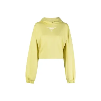 Calvin Klein Logo print Cropped Hoodie