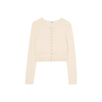 Sandro Ruffle detail Cardigan