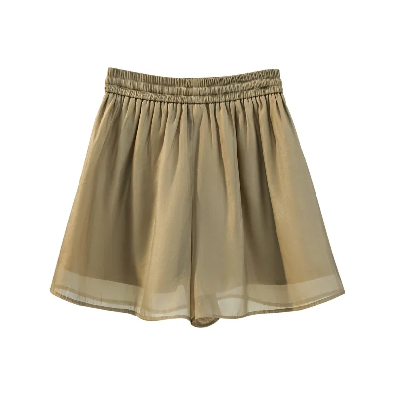 TOUCH Casual Shorts Women's Khaki-1