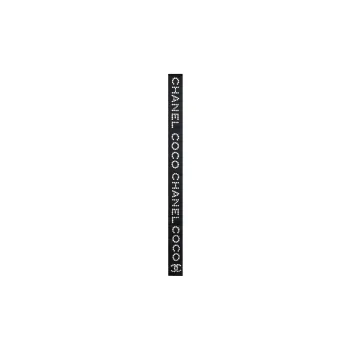 CHANEL Silk Twill Hair Bands Women's Black