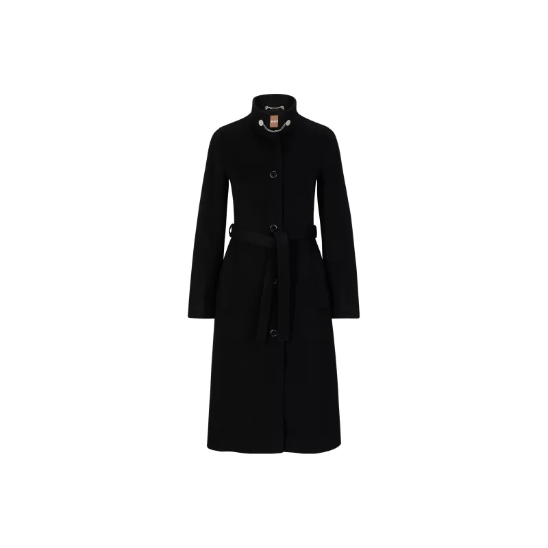 HUGO BOSS Coats Women's Black-0