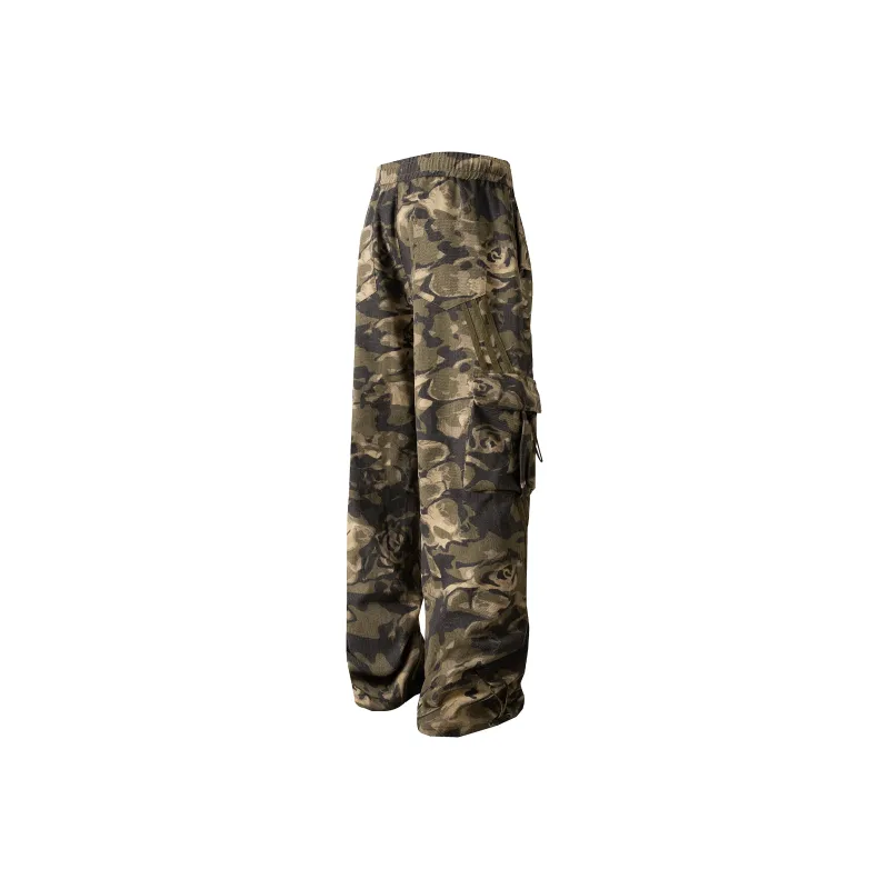 FCMM Cargo Pants Unisex Rose Color-3