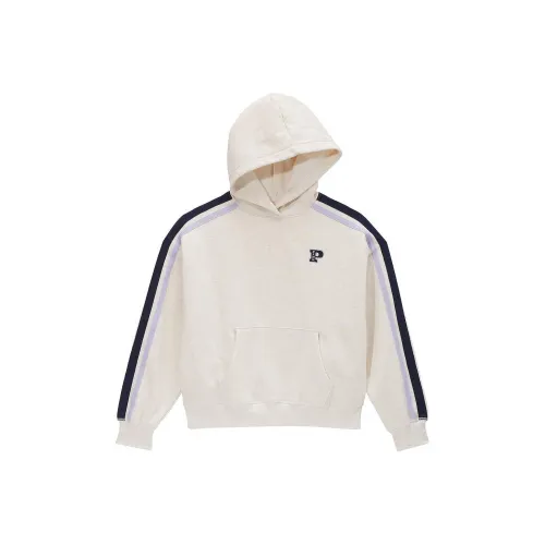 Victoria's Secret PINK IVY FLEECE CLASSIC HOODIE/Natural Heather Sweatshirt Women's Natural