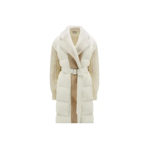Moncler Coats Women's White