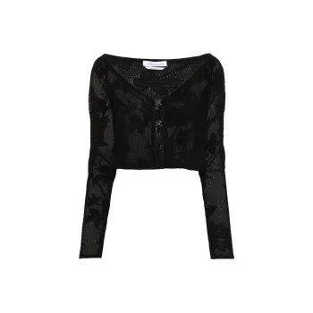 Blumarine Crochet knit Cardigan