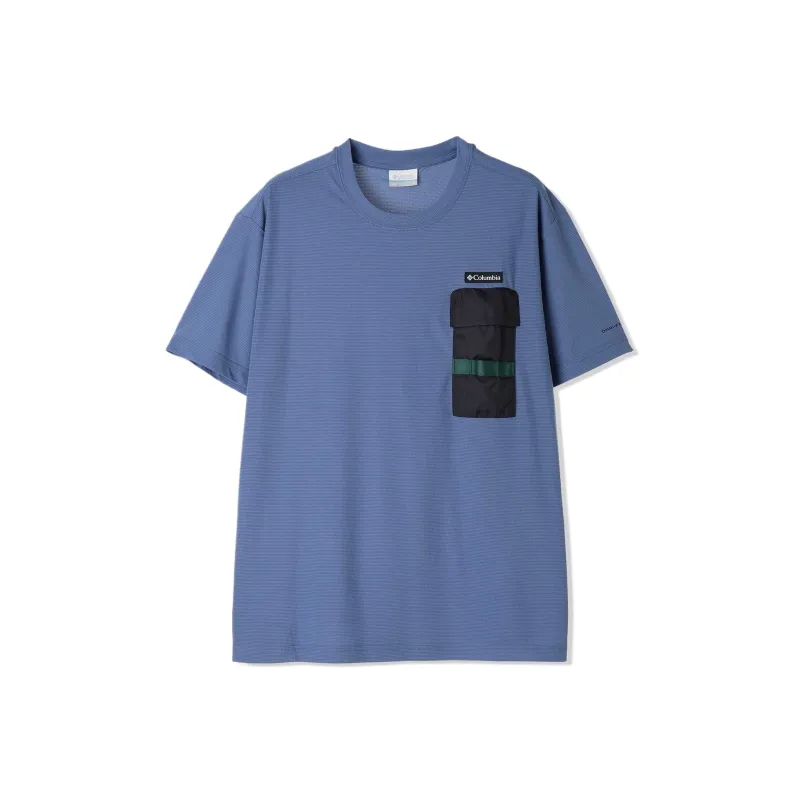 Columbia Jedrange Omni Freeze Zero T Shirt Men's 1 Pack Blue-0