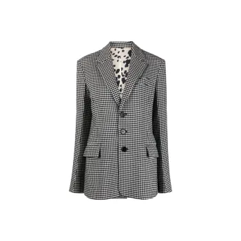MARNI Checked Button Up Blazer