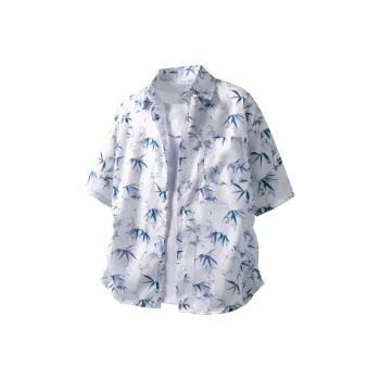 BEAR UNION Short Sleeved Shirt Unisex White
