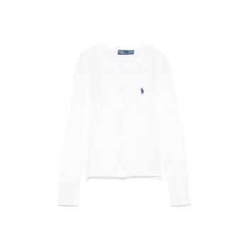 Polo Ralph Lauren Long Sleeve Cardigan White