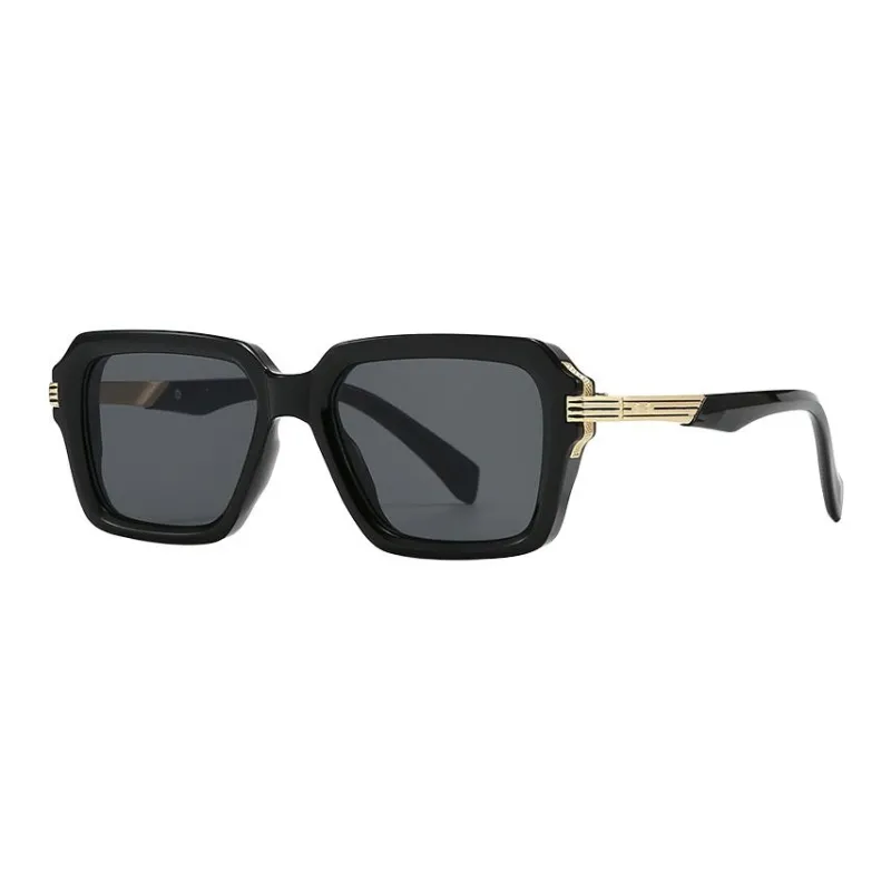 JEANSWEST Metal Square Sunglasses Unisex-12