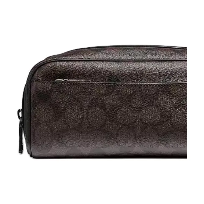 COACH Travel Kit Makeup Bags Brown-3