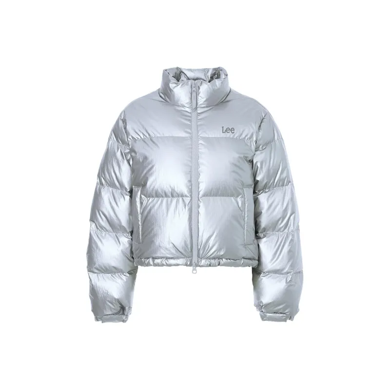 Lee Down Jackets Women's Silver-0