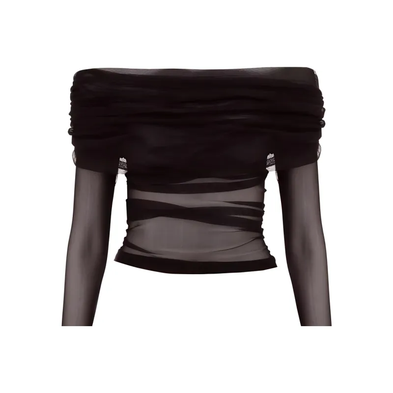 Christopher Esber Veiled Silk Top-3