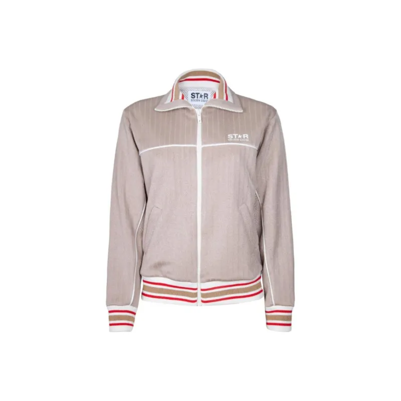Golden Goose Logo Printed Zipped Sweatshirt-0